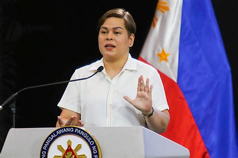 who is the secretary of education in the philippines|Sara Duterte.